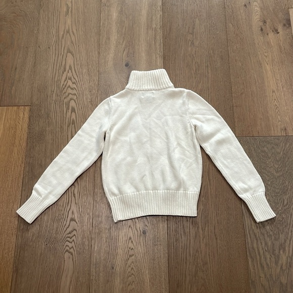 Polo Ralph Lauren Big Pony Full Zip Cardigan Sweater Size M (8-10) - Picture 8 of 10